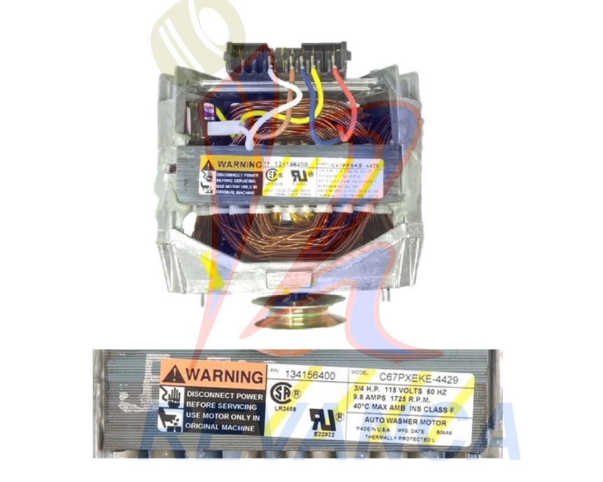 MOTOR LAVADORA ELECTROLUX/FRIGIDAIRE 134156400 3/4HP