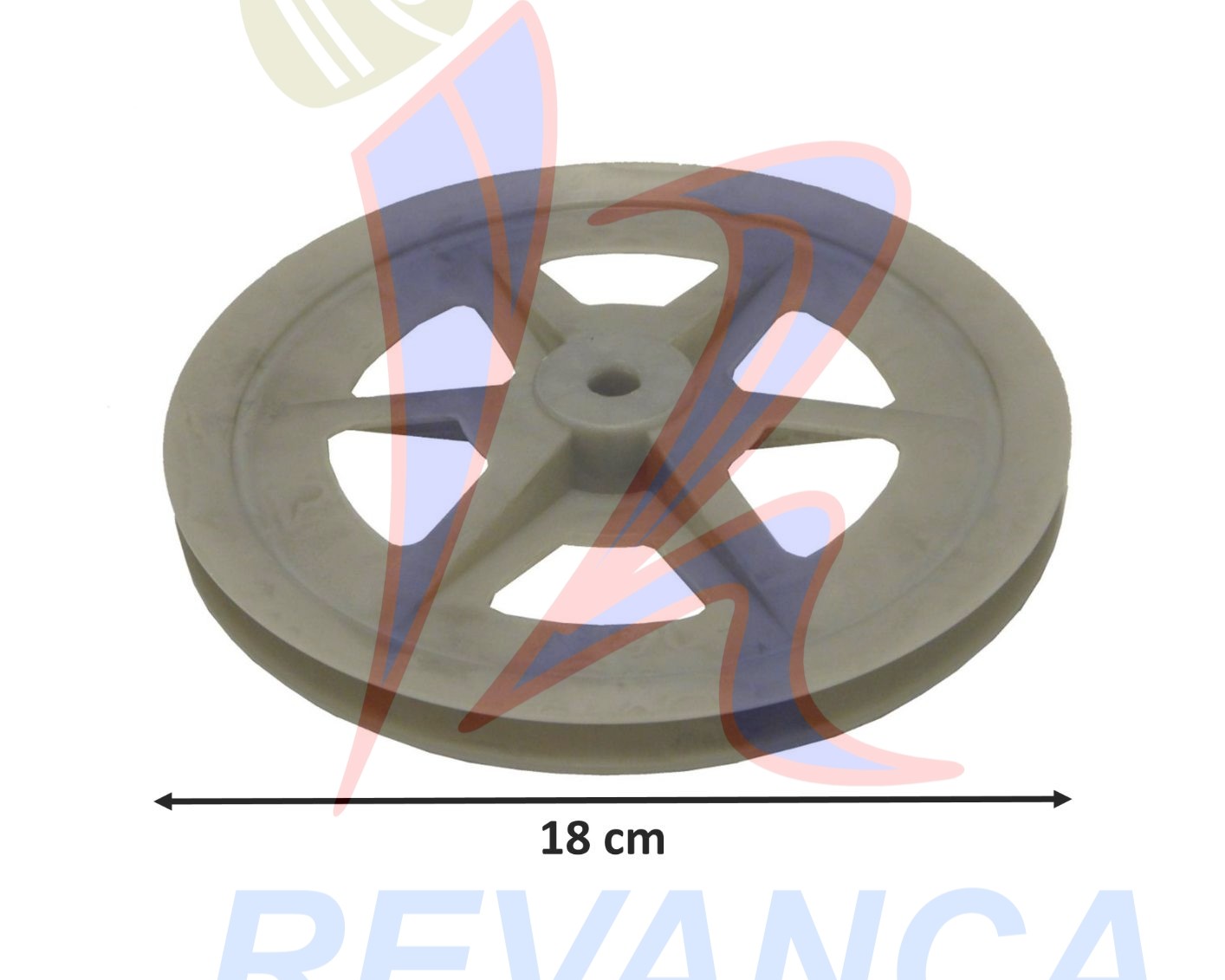 POLEA TRANSMISION TUBA PEQUEÑA 1/2 CANAL FINO (18CM)