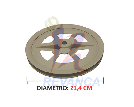 POLEA TRANSMISION DELFIN 5/8 DIAM 21,4 CM - CANAL ANCHO