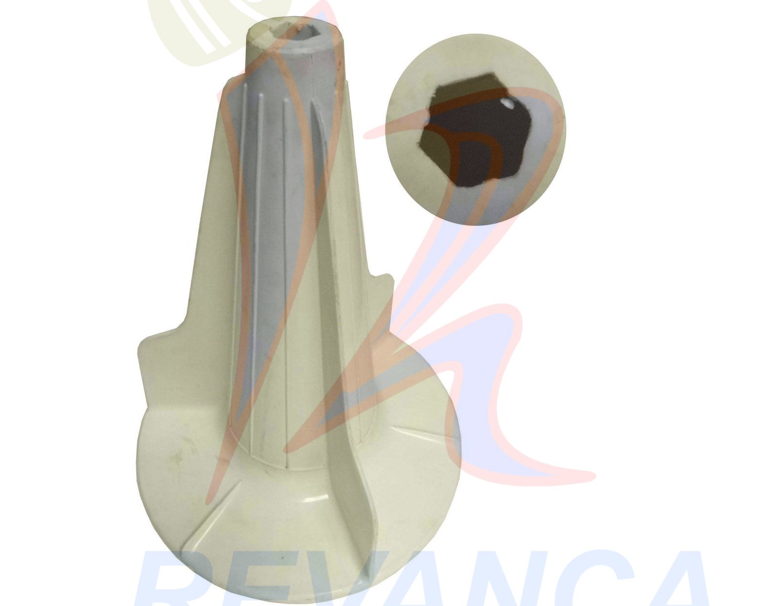 AGITADOR DELFIN/REINITA ORIGINAL LARGO NEGRO/BLANCO