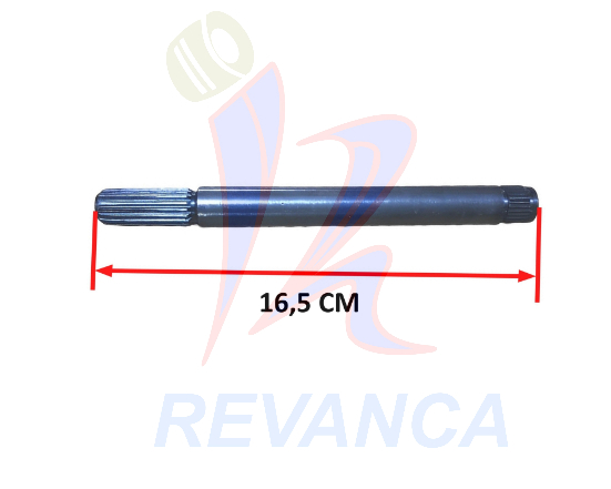 EJE LAV. AMAZONA MINI TROYA 16.5 CM