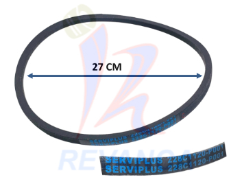 CORREA ORIGINAL LAVADORA MABE/G.E HIBRIDA 228C1120P001/WW01F00236