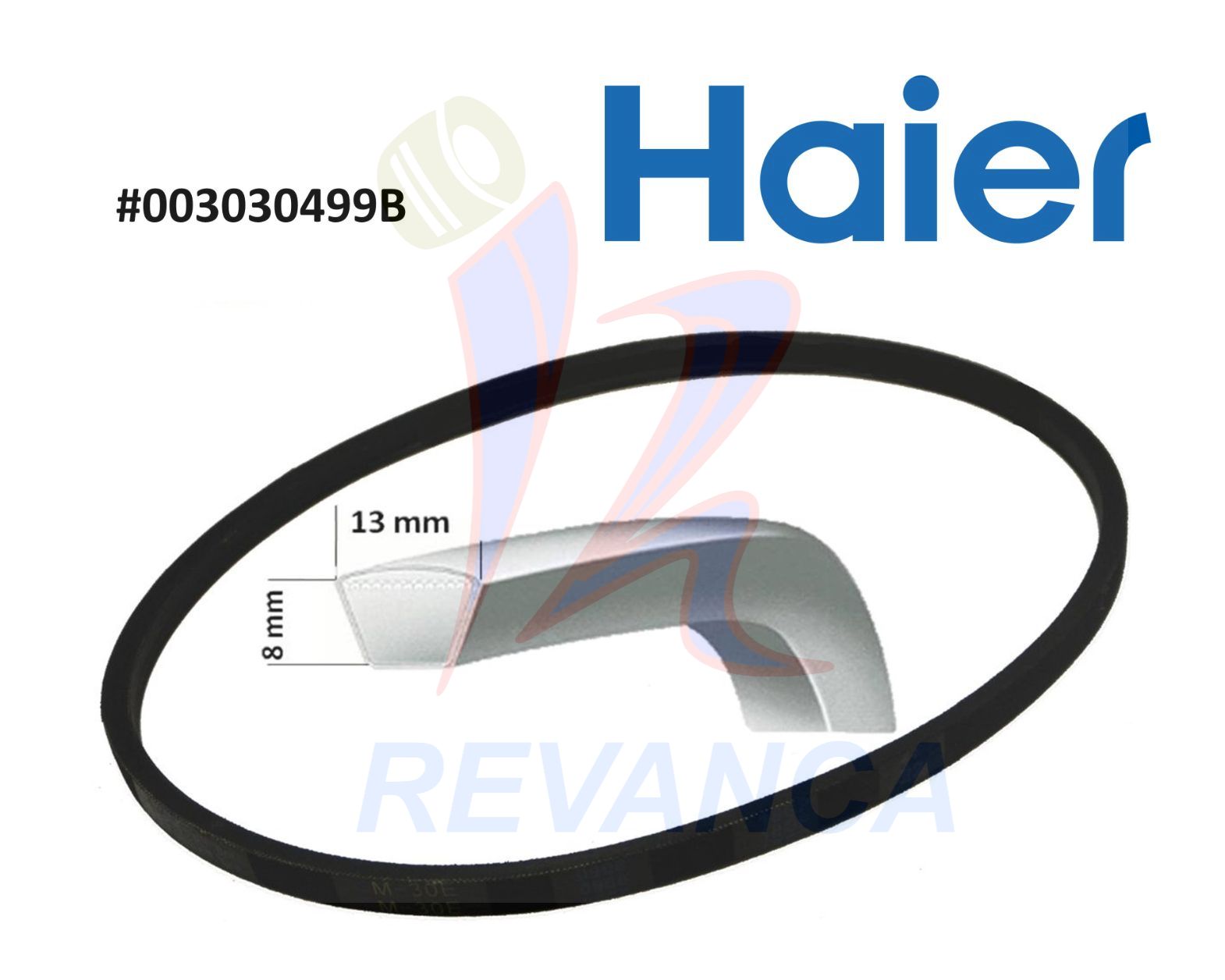 CORREA LAV HAIER HAIER A-853E 003030499B ORIGINAL
