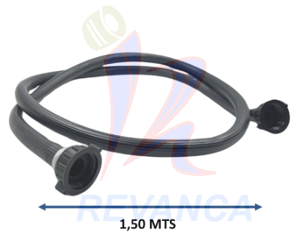 MANGUERA ENTRADA DE AGUA 1.50 MTS NACIONAL PUNTA PLASTICA