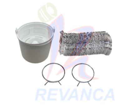 DUCTO PARA SECADORA C/RECIPIENTE LAMBRO USA (10.2 CM X 1.5M) L211/211L - Vista 1