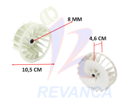 TURBINA SECADORA LG MER48344501