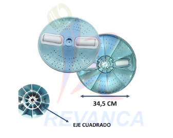 AGITADOR LAVADORA SAMSUNG DC66-00697A 34.50CM