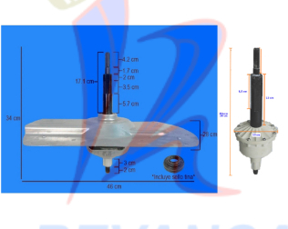 TRANSMISION MABE/G.E AMAZONAS AQUASAVER C/PUENTE WW01F00228/189D5404G002