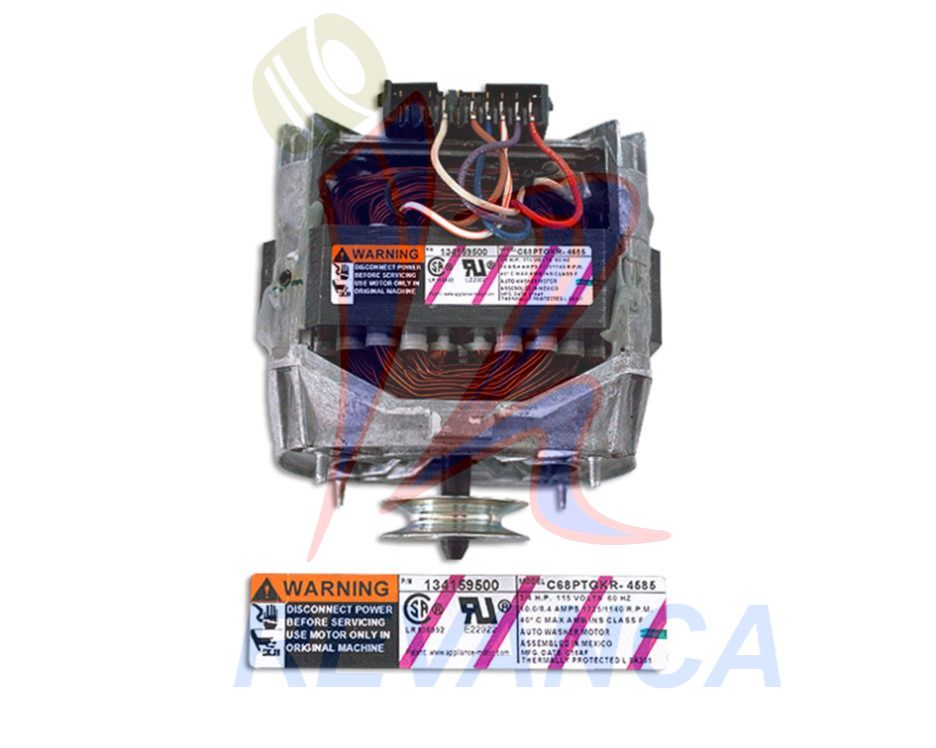 MOTOR LAVADORA ELECTROLUX/FRIGIDAIRE 134159500 (2 VELOCIDADES)