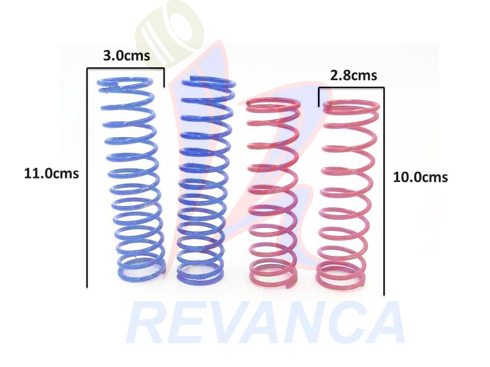 RESORTE AMORTIGUADOR AMAZONA (JUEGO DE 4 PZAS)