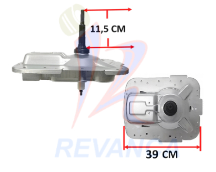 TRANSMISION LAVADORA MABE KRAKEN C/PUENTE COMPLETO WW01A00637/233D2549G001
