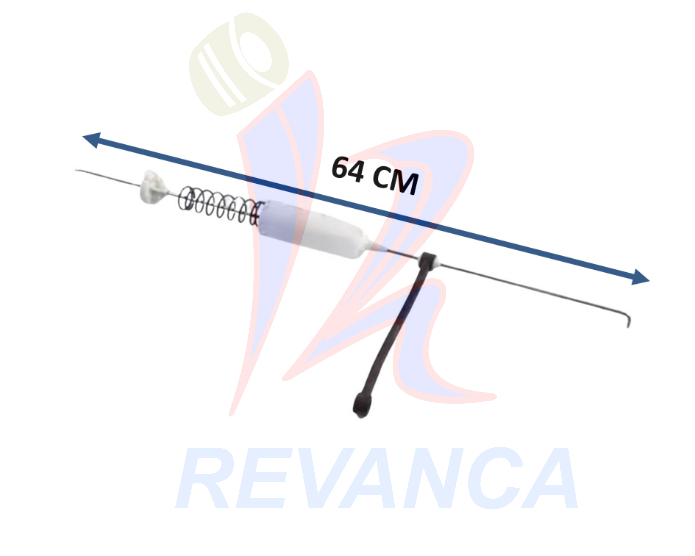 AMORTIGUADOR VARILLA AZUL LAVADORA MABE/G.E ORIGINAL 64CM WW03A00077 (MOROCHA)