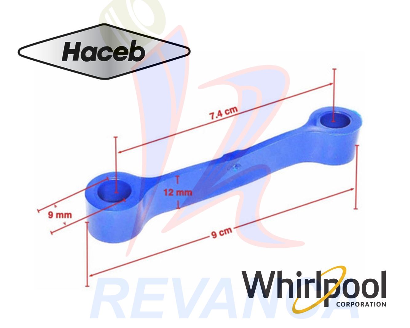 LIGA SUSPENSORA WHIRLPOOL/HACEB (JUEGO 4 PZA) 3967051/W10845136