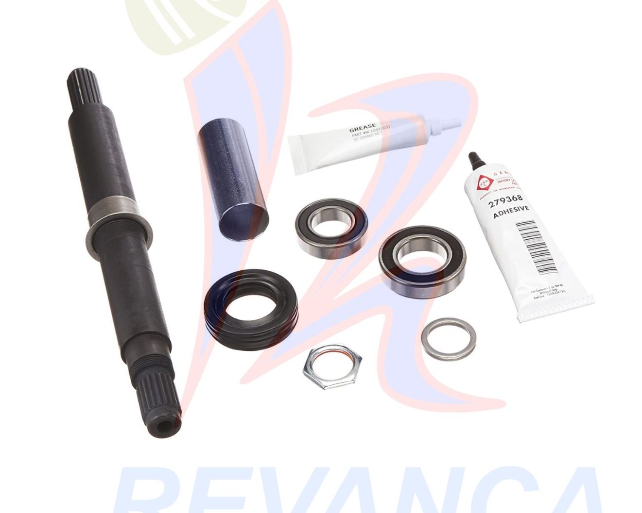 KIT DE REPARACION EJE Y ROLINERAS LAV. WHIRLPOOL CABRIO W10435302
