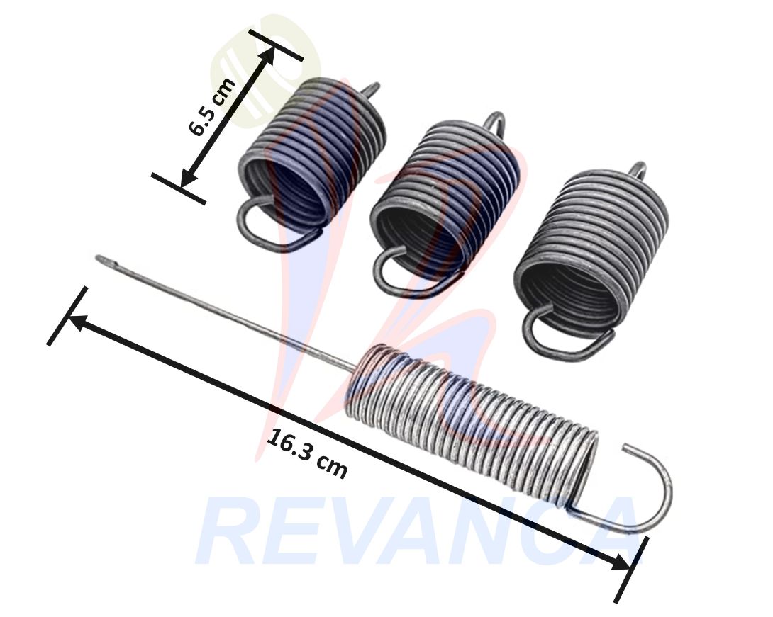 JUEGO DE RESORTES DE TENSION Y SUSPENSION LAV. WHIRLPOOL 388492/63907