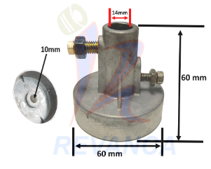 ACOPLE METALICO LAV SAMSUNG PEQUEÑO BUJE 10MM (60MM)