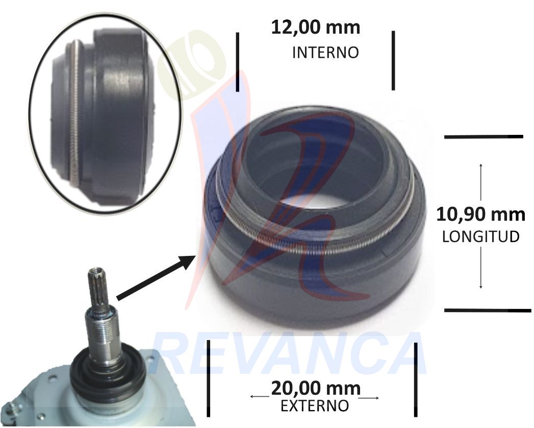 ESTOPERA DE CAMISA PARA TRANSMISION METALICA (LG, SAMSUNG, ELECTROLUX, ETC)