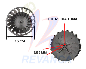 TURBINA SEC. FRIGIDAIRE/ELECTROLUX 5303209769 - Vista 0