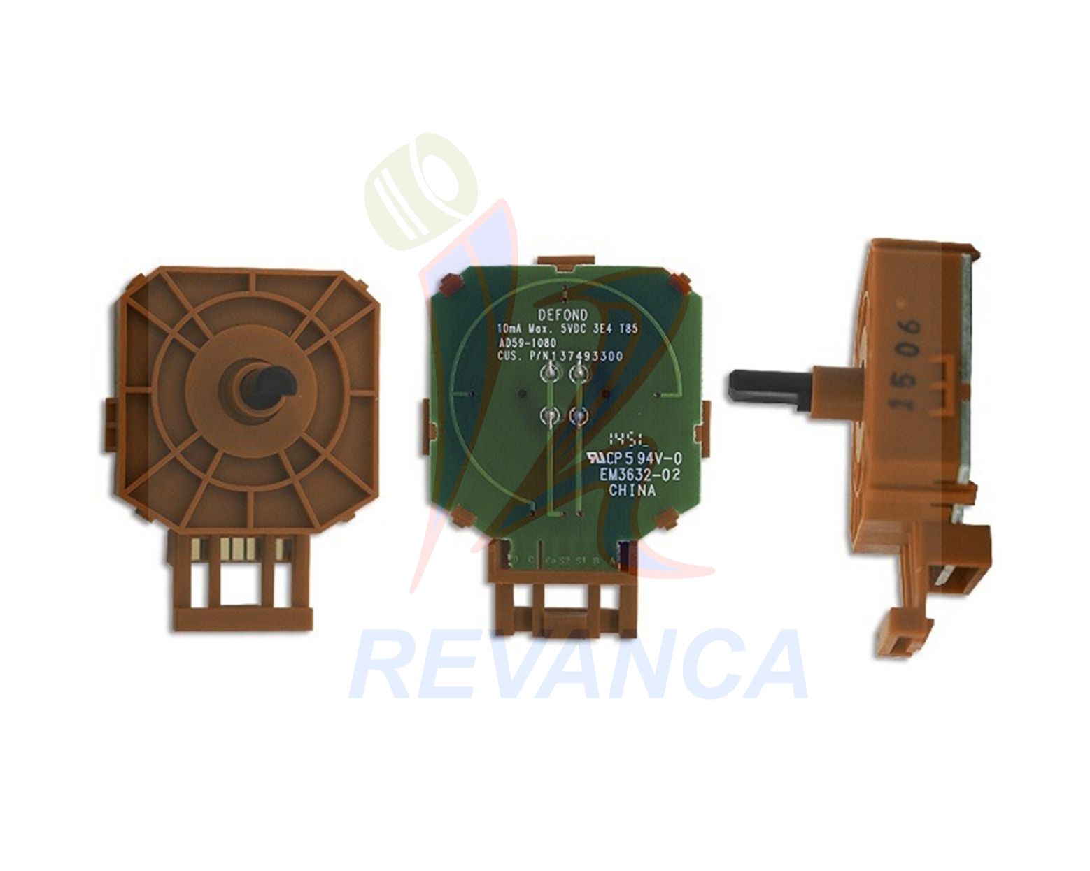 SWITCH ELECTROLUX/FRIGIDAIRE 137493300 8 POSICIONES