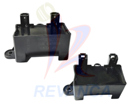 CAPACITOR P/LAV. ASI?TICA - 40MF/250 VAC CUADRADO