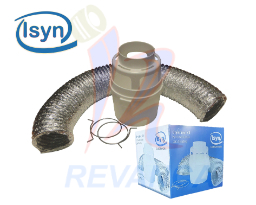 DUCTO PARA SECADORA C/RECIPIENTE ISYN (10.2 CM X 1.5 M)