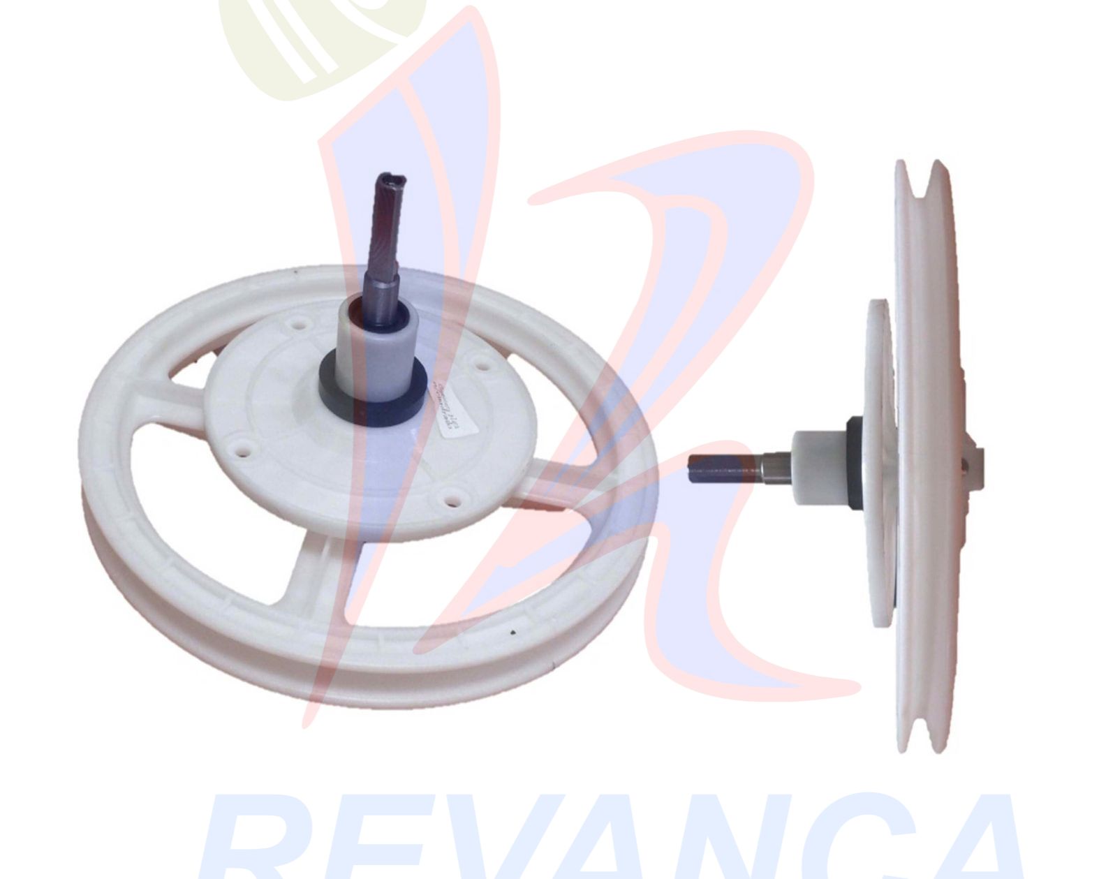 CHUMACERA PLANA 12CM E/CUADRADO #8 C/POLEA