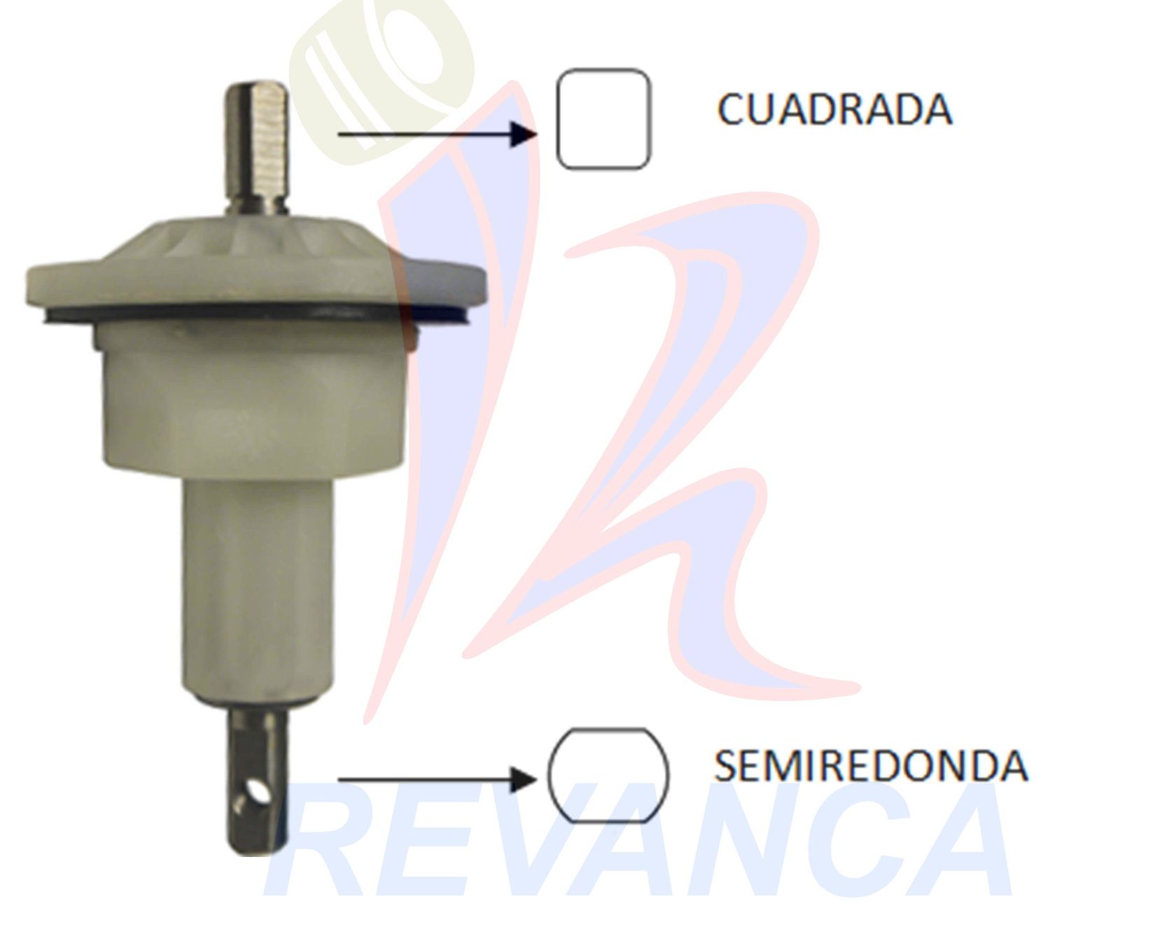 CHUMACERA DAEWOO CUADRADA / SEMIREDONDA