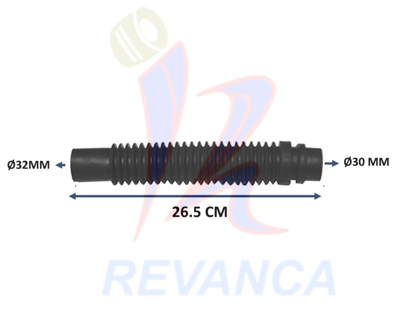 MANGUERA TINA BOMBA DAEWOO 26.5 CM