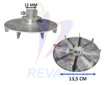 POLEA PROTEC. DE MOTOR LAV. ASIÁTICA MET./ALUMINIO - 12 MM