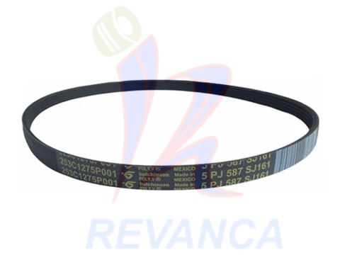 CORREA LAVADORA MABE KRAKEN 253C1275P001 5 CANALES ORIGINAL