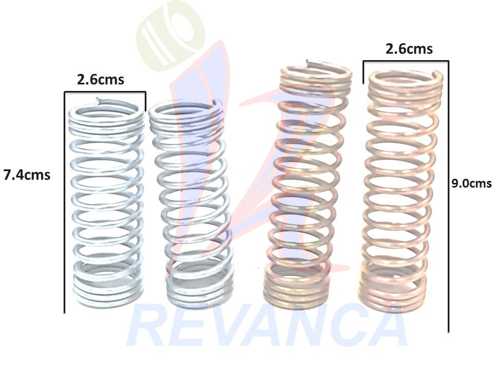RESORTE AMORTIGUADOR LG PEQUEÑO (JUEGO DE 4 PZAS)