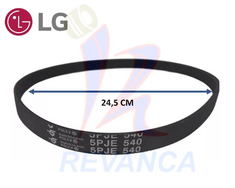 CORREA LAVADORA LG 5PJE510/MAS62523802