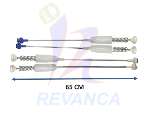 AMORTIGUADOR VARILLA DE LAVADORA 65CM (JUEGO DE 4) L000650