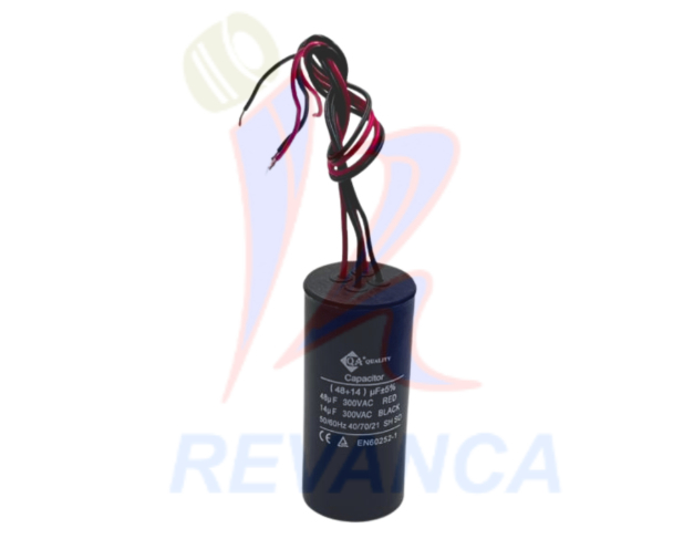 CAPACITOR P/LAV. ASIÁTICA - 48MF+14MF/300V - Vista 0