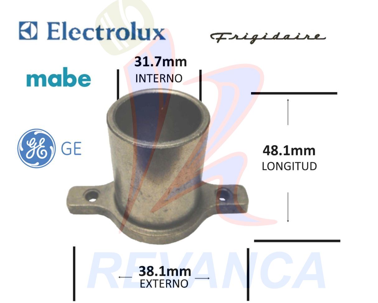 BUJE TINA FRIGIDAIRE/MABE ORIGINAL 3204405/WH2X1198
