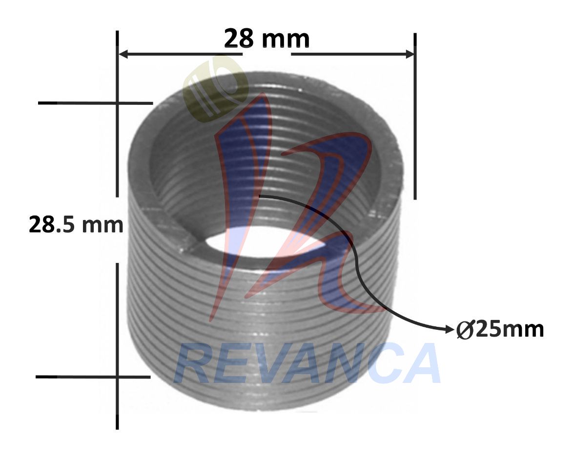 RESORTE TRANSMISION LAV. FRIGIDAIRE 14 VUELTAS (ROJO)
