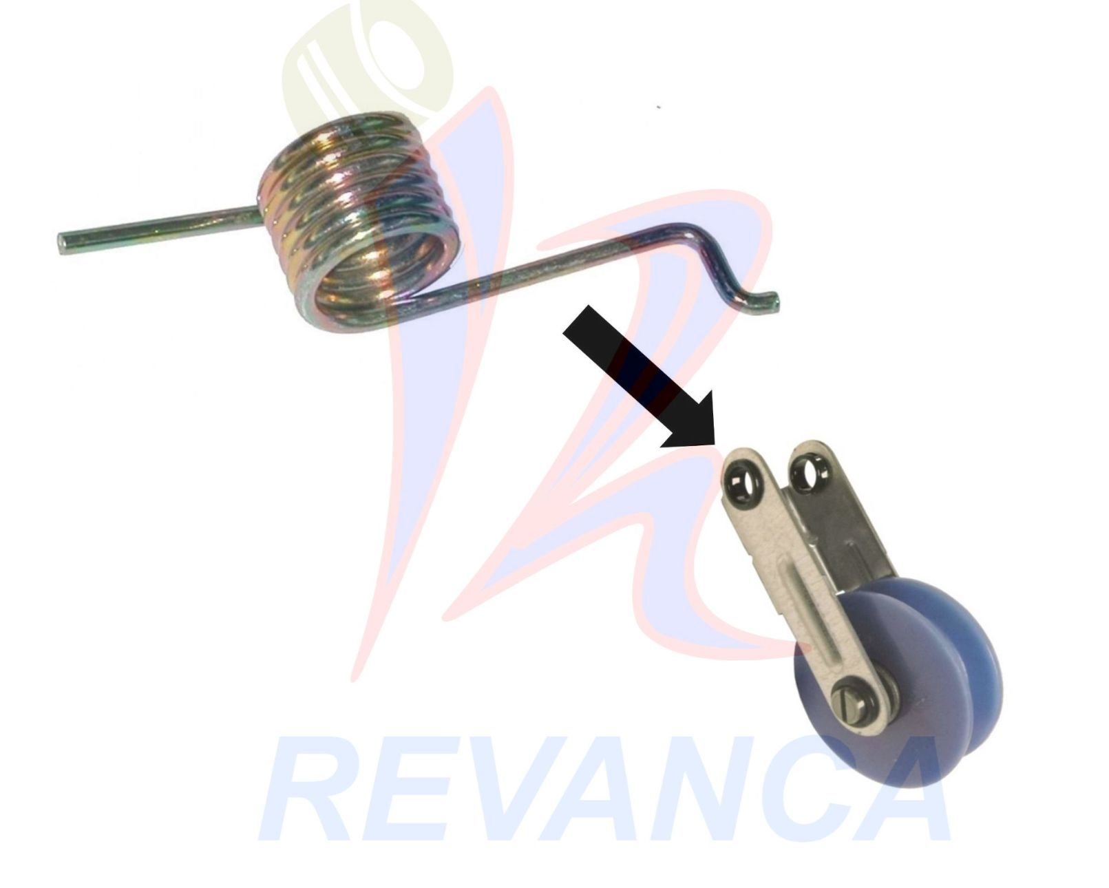 RESORTE DE POLEA TENSORA LAV. FRIGIDAIRE 3204425