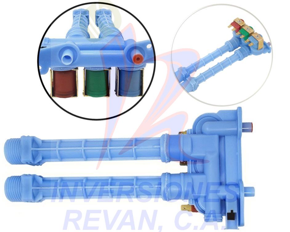 VALVULA ENTRADA DE AGUA LAV. FRIGIDAIRE/ELECTROLUX 134371220