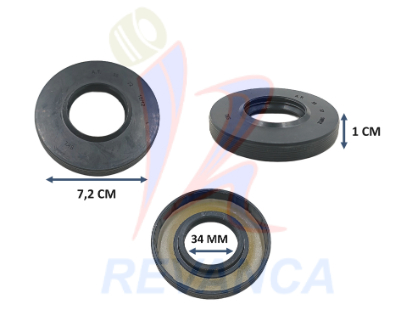 SELLO ESTOPERA LAVADORA SIEMENS/ZANUSSI/BALAY 00613082 35X72X10/12