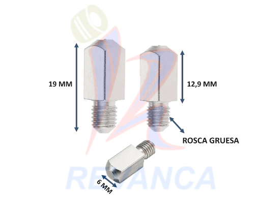CUADRANTE CORTO 19MM ORIGINAL LIC-OSTER R/GRUESA