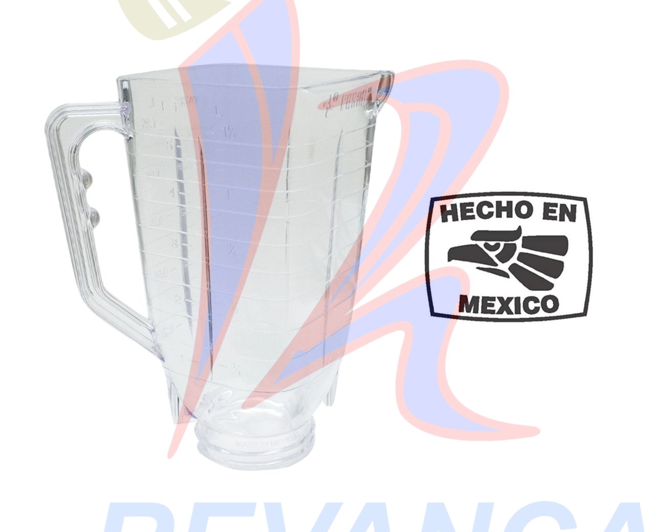 VASO OSTER - PLAST. CRISTAL GRUESO MEXICANO