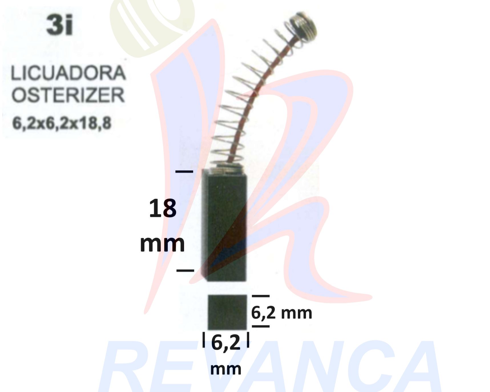 CARBON LIC-OSTER ORIGINAL C/ALAMBRE 28-B (1 PAR)