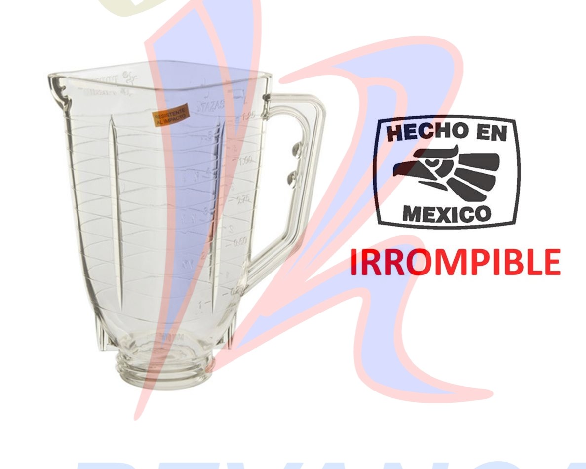 VASO PLASTICO CRISTAL IRROMPIBLE SOLO OSTER MEXICANO