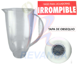 VASO PLASTICO  BLACK AND DECKER - R/ANCHA IRROMPIBLE C/TAPA
