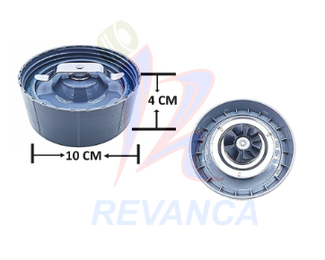 CUCHILLA GRANDE C/BASE NUTRIBULLET BS04-900W (2 ASPAS)