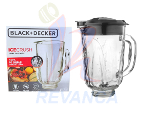 VASO DE VIDRIO ORIGINAL BLACK-DECKER BOCA ANCHA