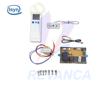 TARJETA UNIVERSAL CON CONTROL REMOTO P/AIRE SPLIT 220V QD-U02B+/QD-U02B+(M)