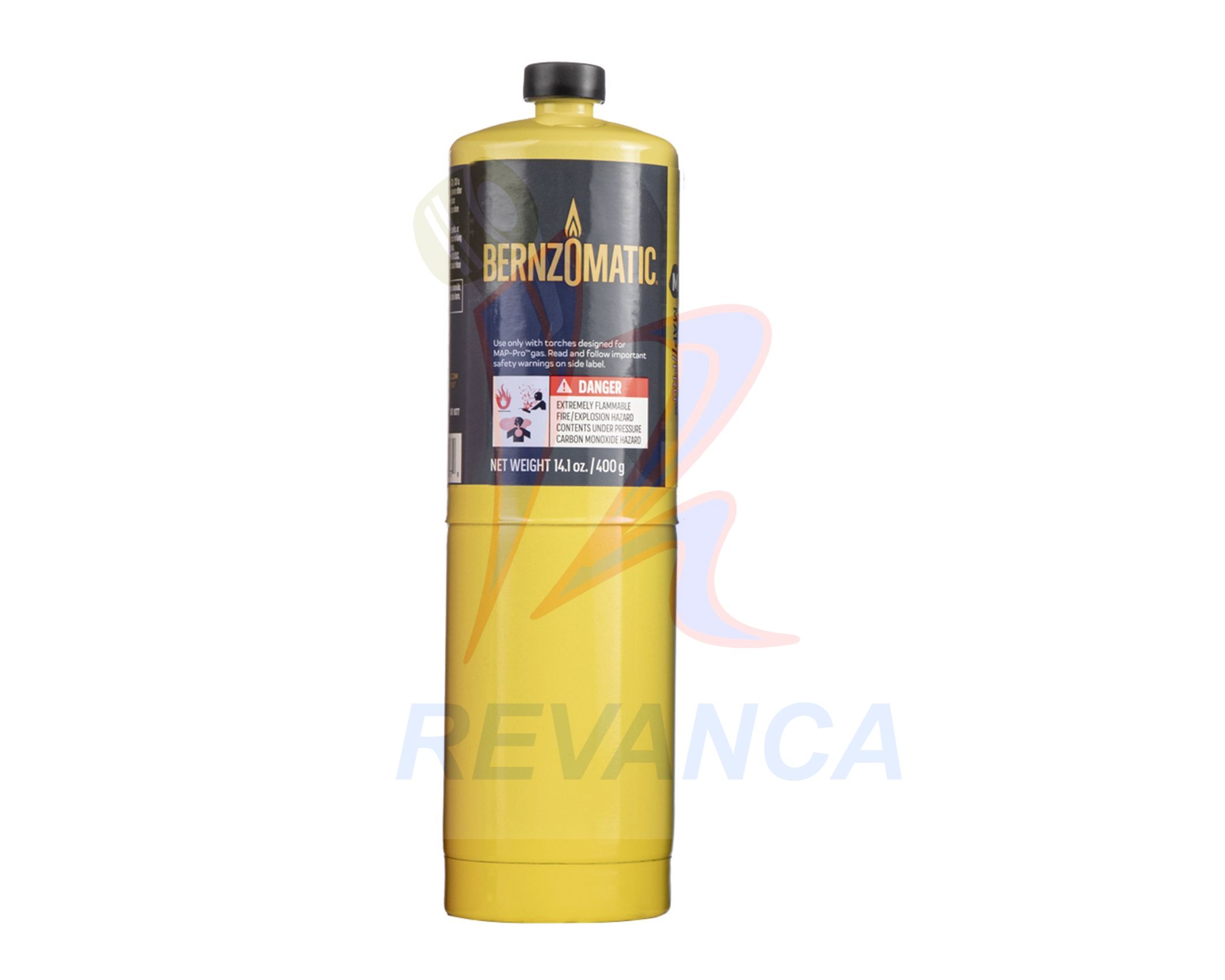 BOMBONA AMARILLA DE SOLDAR AMERICANA BERNZOMATIC (GAS PROPANO)