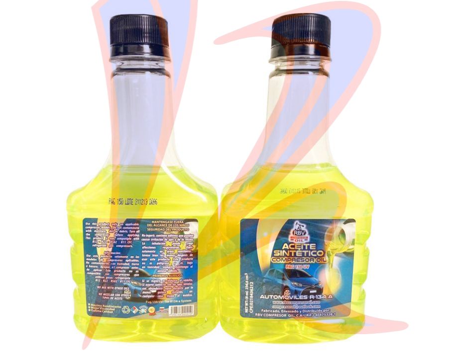ACEITE RBV SINTETICO PAG 100  R134A UV 8 OZ (CAJA X 6 UND)