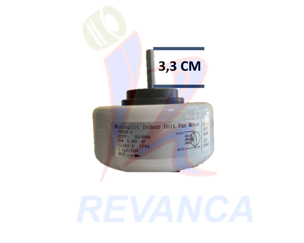 MOTOR DE CONSOLA SPLIT 30W 220V (EJE 3.3 CM)